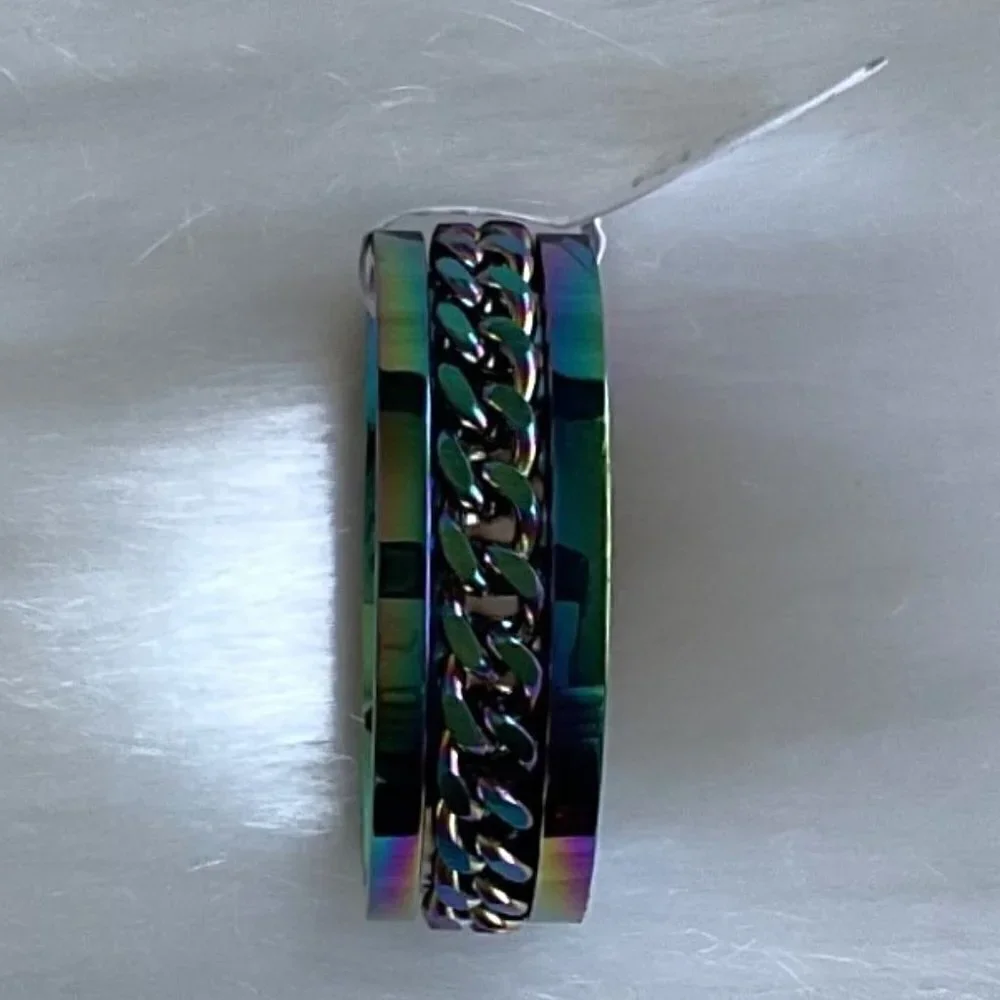 SPINNER CHAIN RING UNISEX